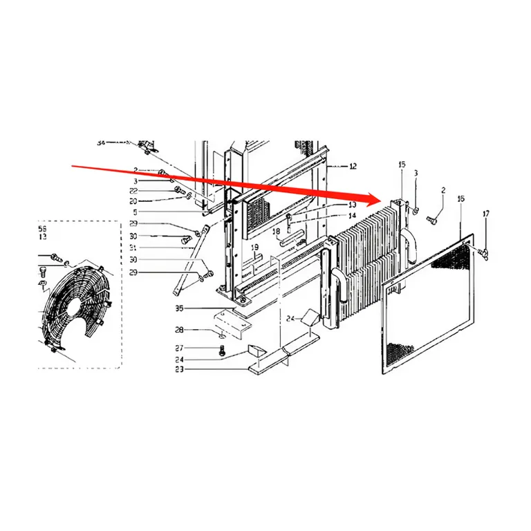 Hydraulic Oil Cooler 096-4183 For Caterpillar Excavator Cat E200B EL200B online Hydraulic Oil Cooler 096-4183 For Caterpillar Excavator Cat E200B EL200B online