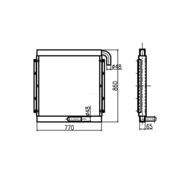 Hydraulic Oil Cooler For Kato Excavator HD700-8 online Hydraulic Oil Cooler For Kato Excavator HD700-8 online