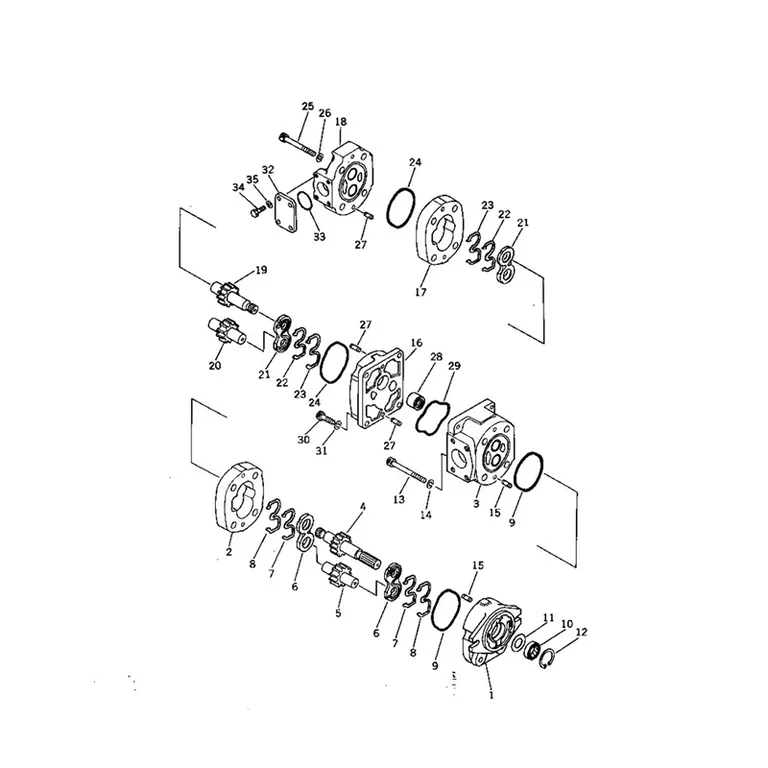 Hydraulic Pump 705-52-10050 For Komatsu Grader GD600R-3 GD605A-3 GD505A-2 GD655A-3 online Hydraulic Pump 705-52-10050 For Komatsu Grader GD600R-3 GD605A-3 GD505A-2 GD655A-3 online