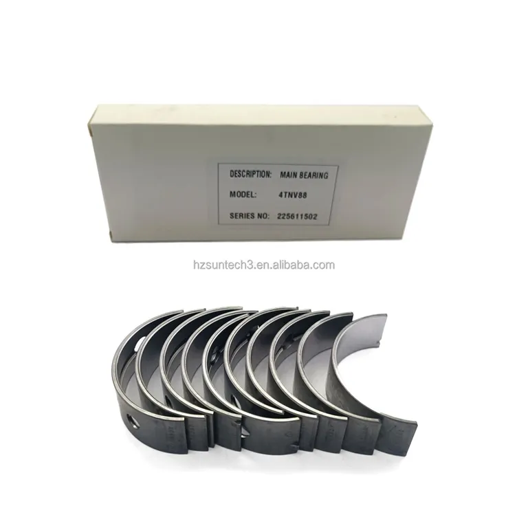 Main Bearing 4 Pairs 1 Set YM129001-02931 YM129150-02871 For Yanmar Engine 3TNE84 3TNE84T Komatsu Engine 3D84E online