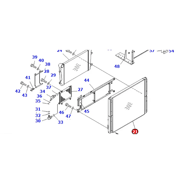 Oil Cooler 12726415 for Volvo Excavator G700B online Oil Cooler 12726415 for Volvo Excavator G700B online