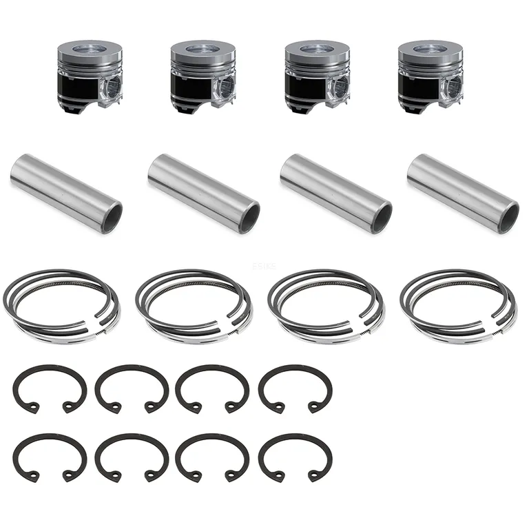 STD 4 Sets Piston Kit With Ring for Mitsubishi 4D34 4D34T 3.9L Kobelco SK160 New Holland E160LC online STD 4 Sets Piston Kit With Ring for Mitsubishi 4D34 4D34T 3.9L Kobelco SK160 New Holland E160LC online