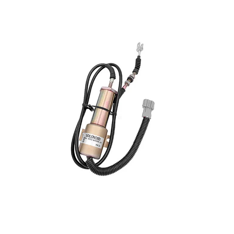 Stop Solenoid 11E1-60100-24 60V1-60100-24 24V For Hyundai Excavator R210 online Stop Solenoid 11E1-60100-24 60V1-60100-24 24V For Hyundai Excavator R210 online
