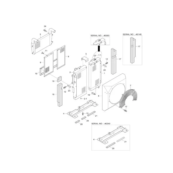 Water Tank Engine Radiator 11Q6-40630 11Q6-40631 for Hyundai Excavator R210LC-9 R250LC-9 online Water Tank Engine Radiator 11Q6-40630 11Q6-40631 for Hyundai Excavator R210LC-9 R250LC-9 online
