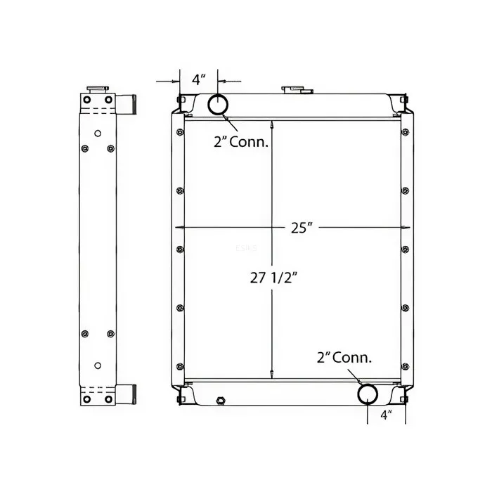 Water Tank Engine Radiator 196-8039 for Caterpillar CAT Excavator 312C 312C L 314C online Water Tank Engine Radiator 196-8039 for Caterpillar CAT Excavator 312C 312C L 314C online