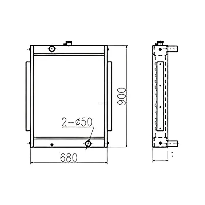 Water Tank Engine Radiator 2202-9064C for Doosan Excavator S130W-V S130LC-V S140LC-V S150LC-V S155LC-V online Water Tank Engine Radiator 2202-9064C for Doosan Excavator S130W-V S130LC-V S140LC-V S150LC-V S155LC-V online
