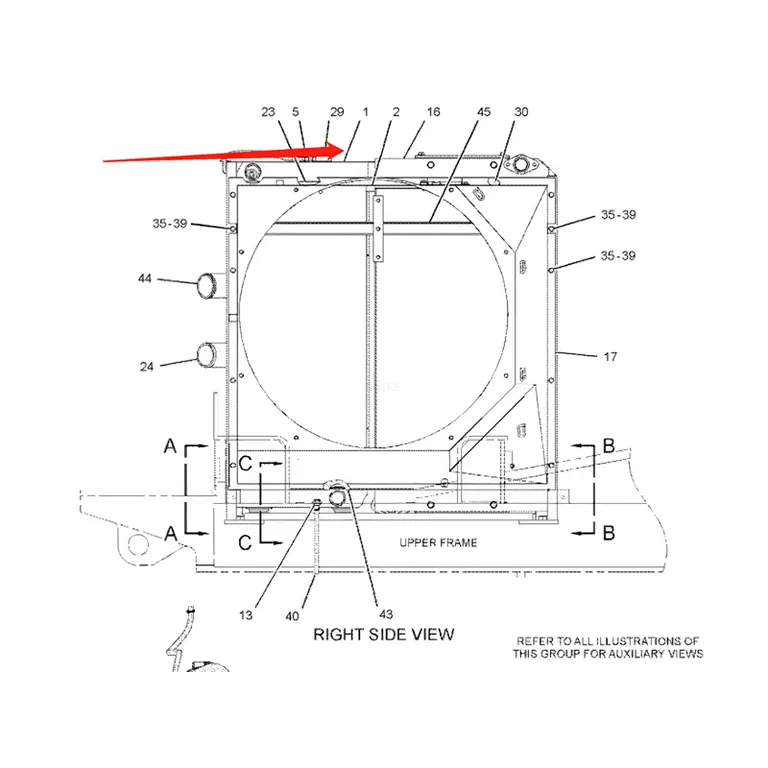 Water Tank Engine Radiator 3535549 for Caterpillar CAT Excavator E326D E329D-NEW online Water Tank Engine Radiator 3535549 for Caterpillar CAT Excavator E326D E329D-NEW online