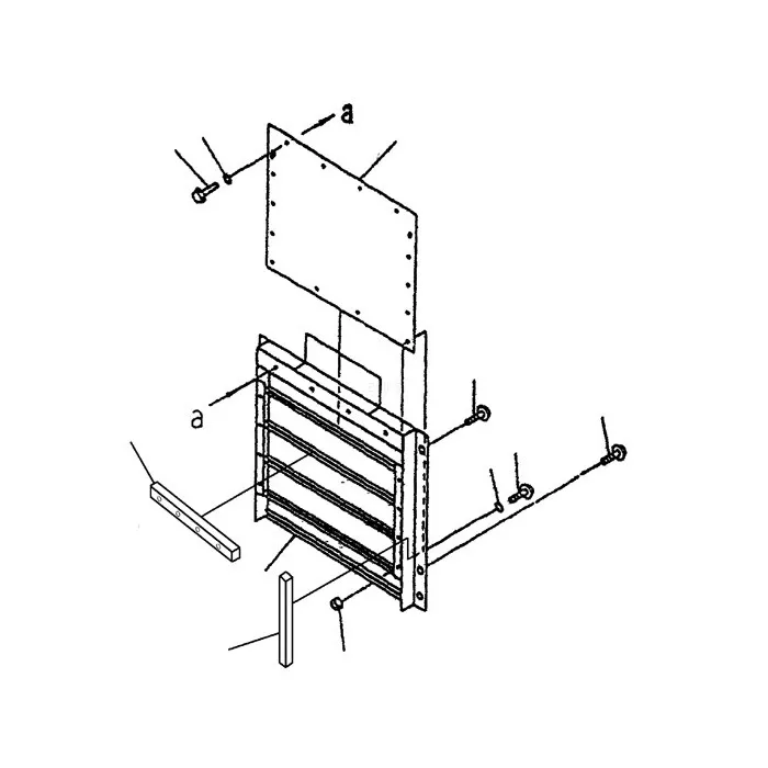 Water Tank Engine Radiator 419-03-21331 for Komatsu WA300-3A WA320-3 Wheel Loader online Water Tank Engine Radiator 419-03-21331 for Komatsu WA300-3A WA320-3 Wheel Loader online