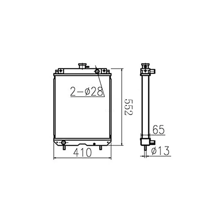 Water Tank Engine Radiator 60512026000 for Caterpillar CAT Excavator MM45B online Water Tank Engine Radiator 60512026000 for Caterpillar CAT Excavator MM45B online