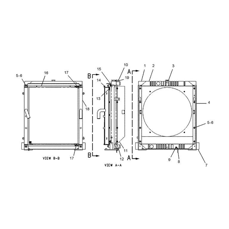 Water Tank Engine Radiator Core ASS'Y 124-1762 for Caterpillar Excavator CAT 330B 330B L online Water Tank Engine Radiator Core ASS'Y 124-1762 for Caterpillar Excavator CAT 330B 330B L online
