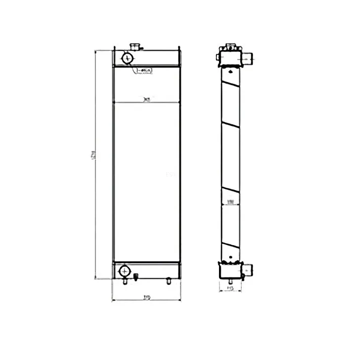 Water Tank Engine Radiator XB00001051 for Hitachi Excavator ZAX360-5 online Water Tank Engine Radiator XB00001051 for Hitachi Excavator ZAX360-5 online